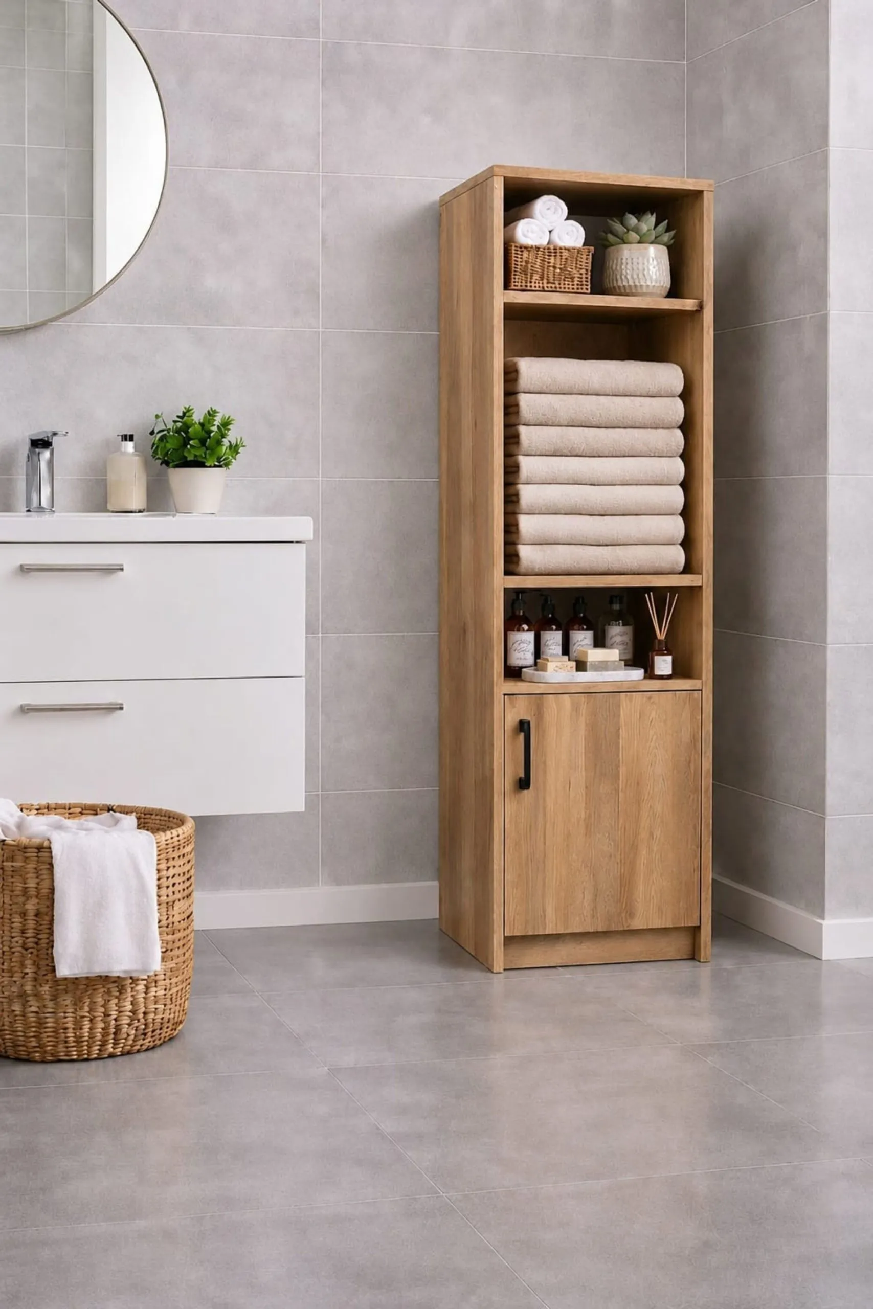 Rudu Duru Çok Amaçlı Banyo Dolabı – görsel 3